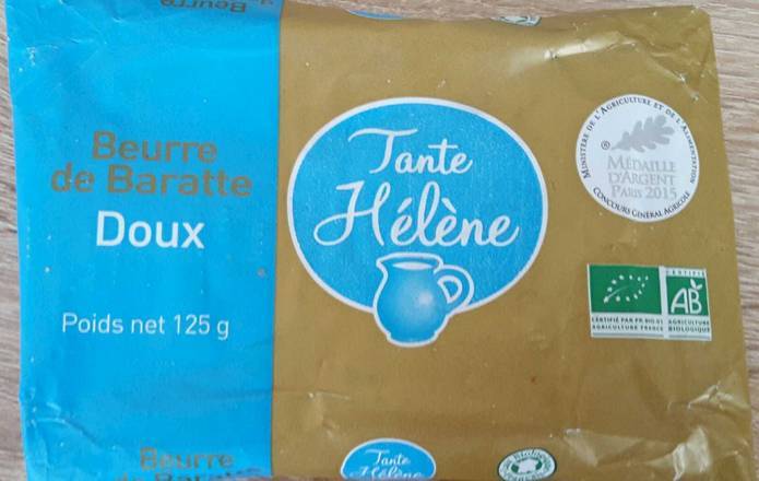 Tante Hélène - Beurre de baratte doux (125g)