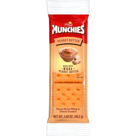 Munchies Sandwich Cheese Crackers Peanut Butter 1.42oz