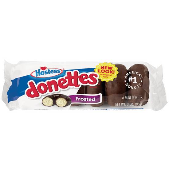 Hostess Donettes 3oz Chocolate Mini Donuts 6 Count