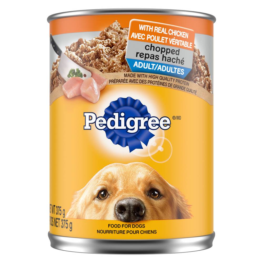 Pedigree Wet Chopped Ground Dinner Chicken (375g, wet dog food)