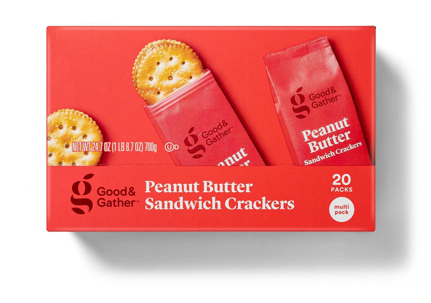 Good & Gather Peanut Butter Sandwich Crackers (24.7 oz, 20 ct)