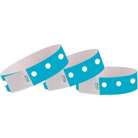 Blue Plastic Wristbands, 250ct
