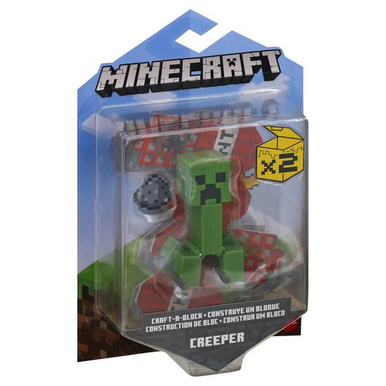 Minecraft Mattel Creeper Craft-A-Block 6+