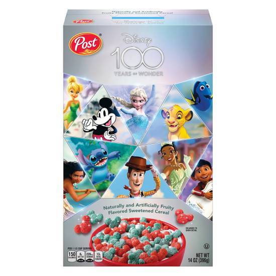 Post Disney 100 Mickey Fruity Cereal