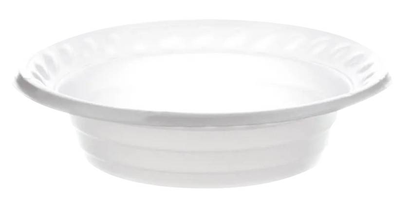 Platex prato descartável fundo branco 12 cm (10 un)