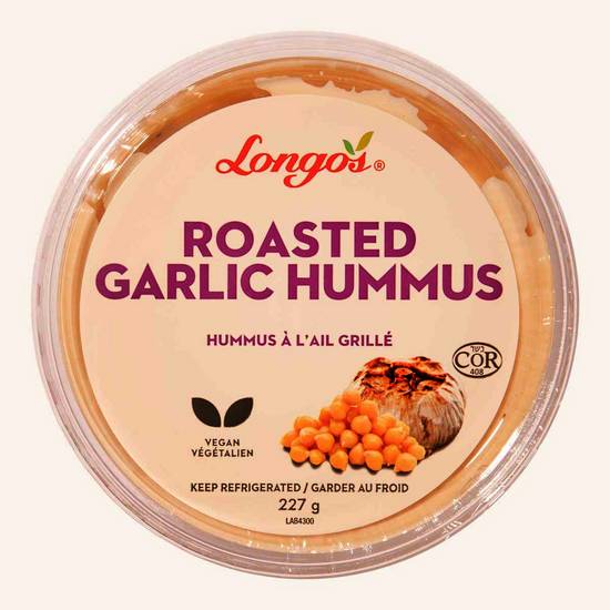 Longo's Roasted Garlic Hummus (227g)