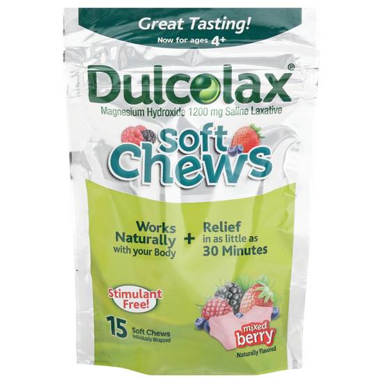 Dulcolax Mixed Berry Soft Chews (15 ct)