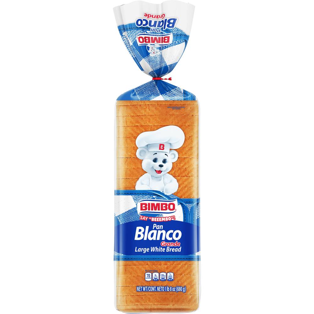 Bimbo White Bread, Large (1 lbs)