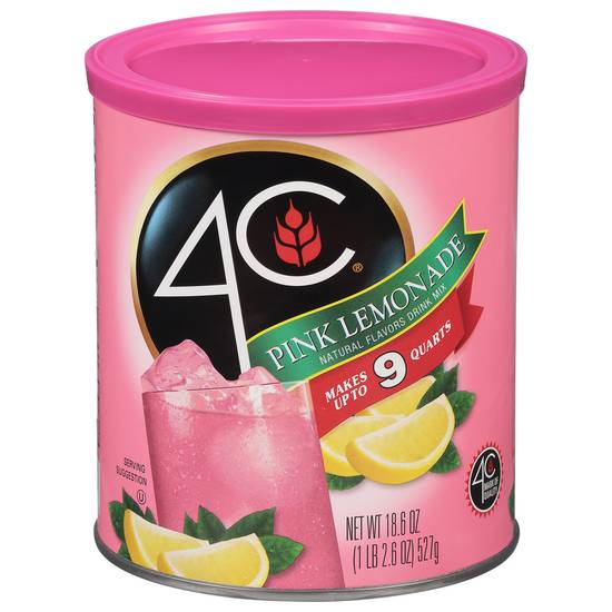 4C Pink Lemonade Drink Mix (1 lb)