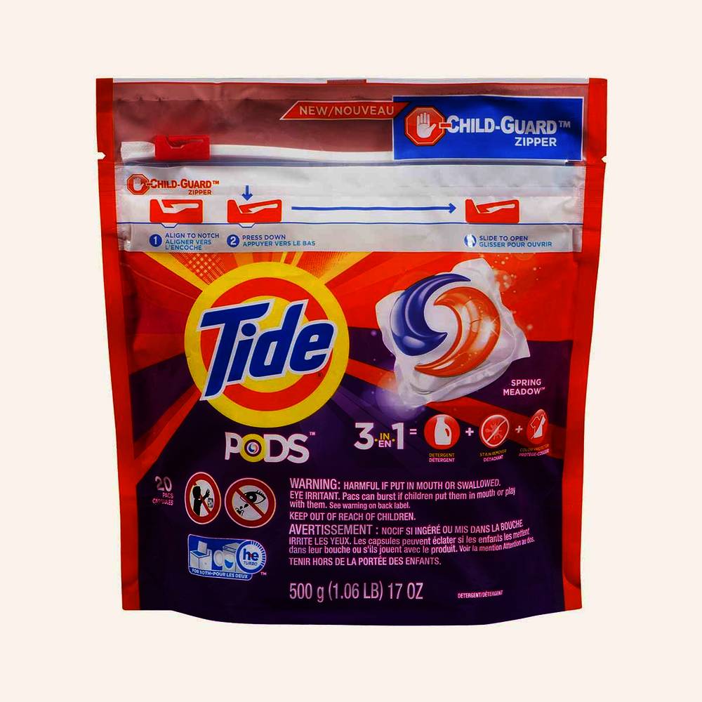 Tide Pods 3 In1 Laundry Detergent Capsules (500 g)