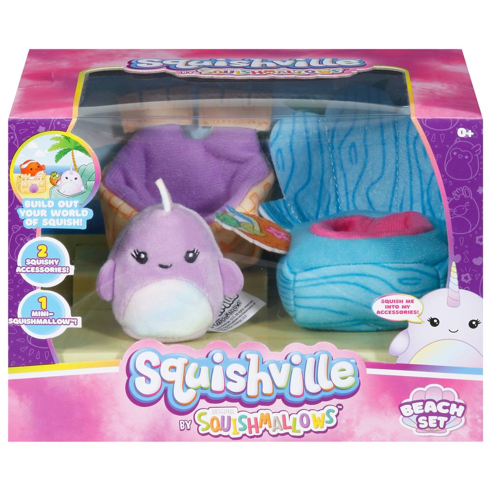 Squishmallows Squishville Beach Set Toys