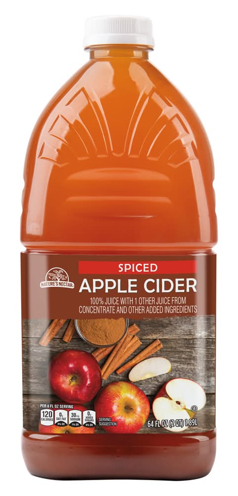 Nature's Nectar Apple Cider, Spiced (64 fl oz)