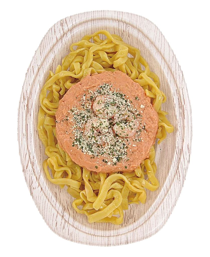 ◎生パスタ　海老トマトクリーム