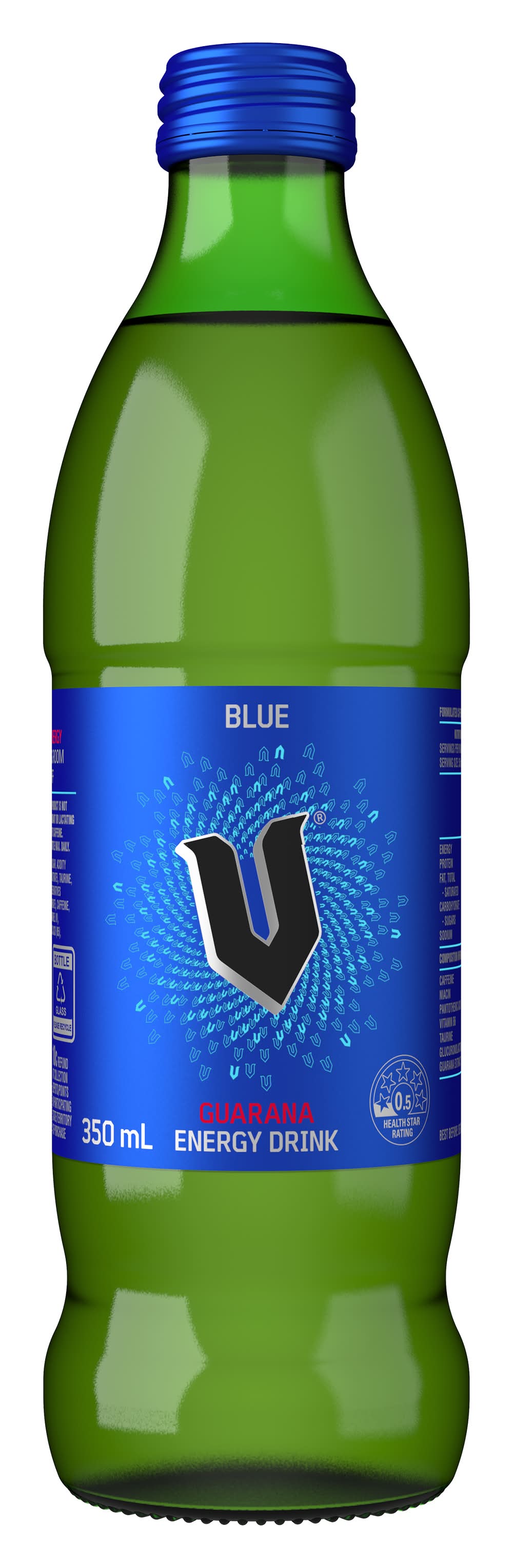 V Blue Drink, Guarana (350mL)
