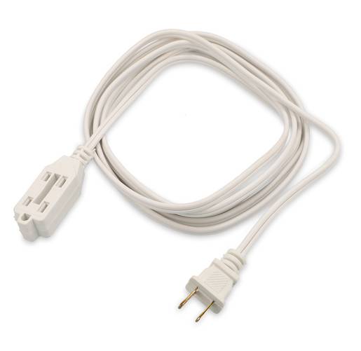 RadioShack · Extensión eléctrica doméstica blanca