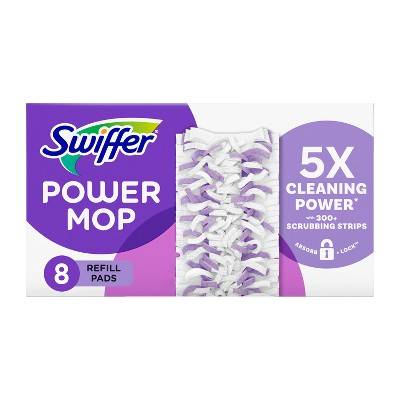 Swiffer Powermop Multi-Surface Mopping Pad Refills, 15.4 In X 5.3 In (8 ct)