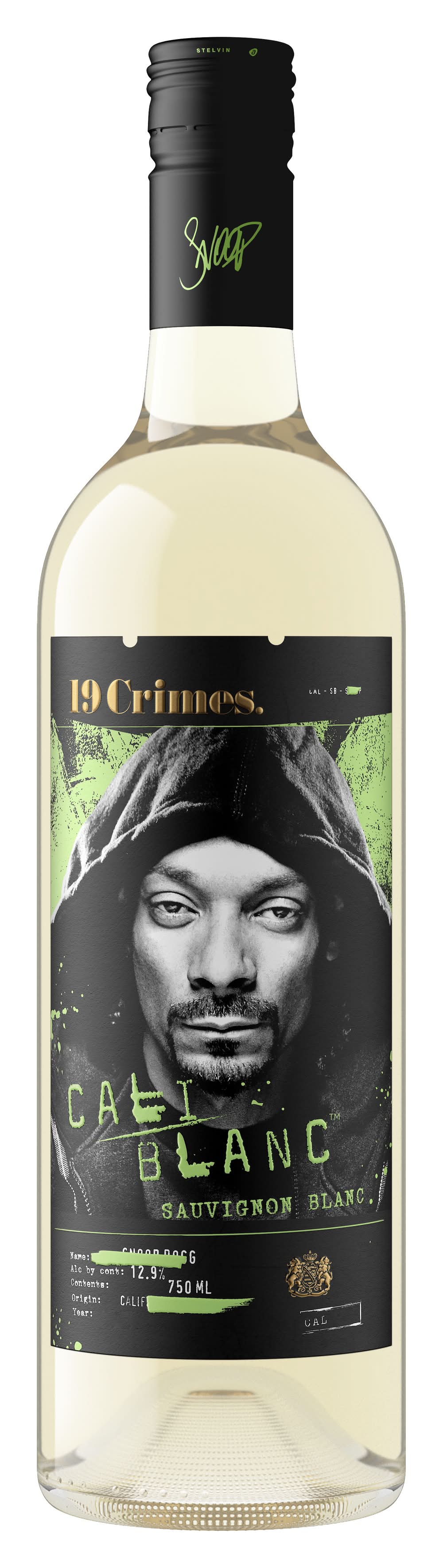 19 Crimes Snoop Dogg Cali Blanc Sauvignon Blanc White Wine (750 ml)