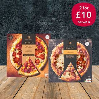 2 Irresistible Pizzas for £10 Deal