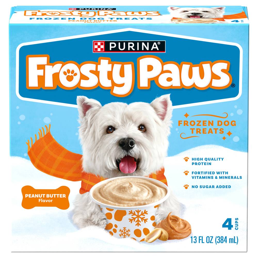 Frosty Paws Purina Peanut Butter Frozen Dog Treats (4 ct)