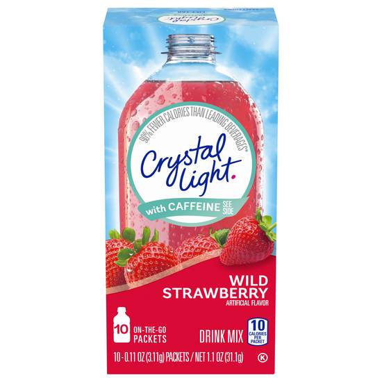 Crystal Light Wild Strawberry Powdered Drink Mix (10 ct, 0.11 oz)