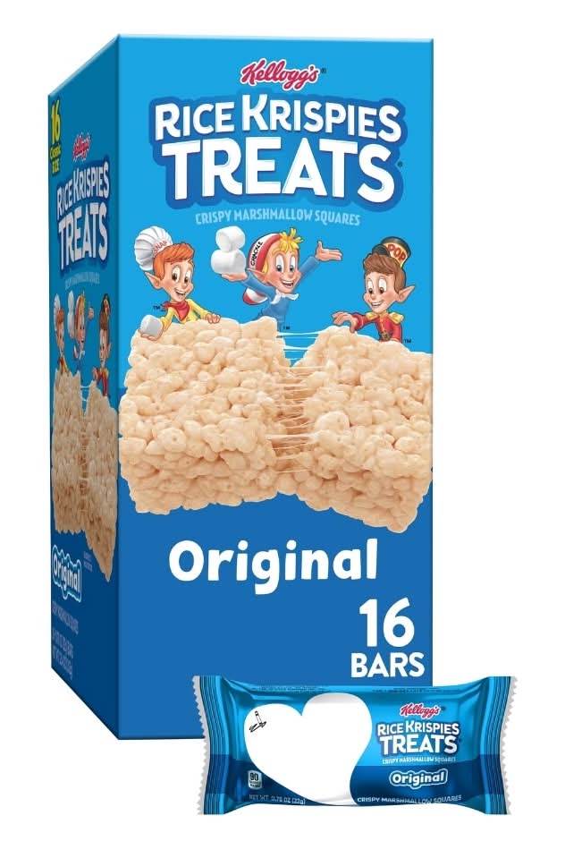 Rice Krispies Treats Crispy Marshmallow Squares Original, 12.4 oz, 16 ct.