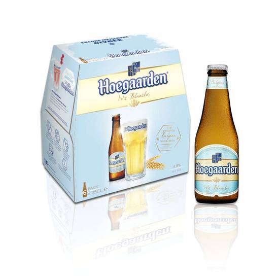 Hoegaarden bière blanche 4,9% vol 6x25cl