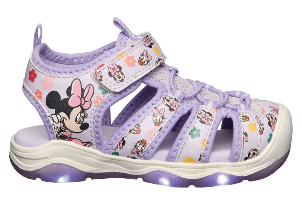 Licensed Minnie Toddler Character Light Up Shoes, 9