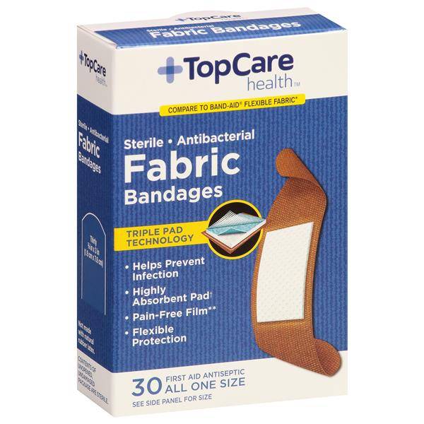 TopCare Health Bandage Fabric Flesh Tone (¾ in x 3 in) 30 ct. - Shade O40