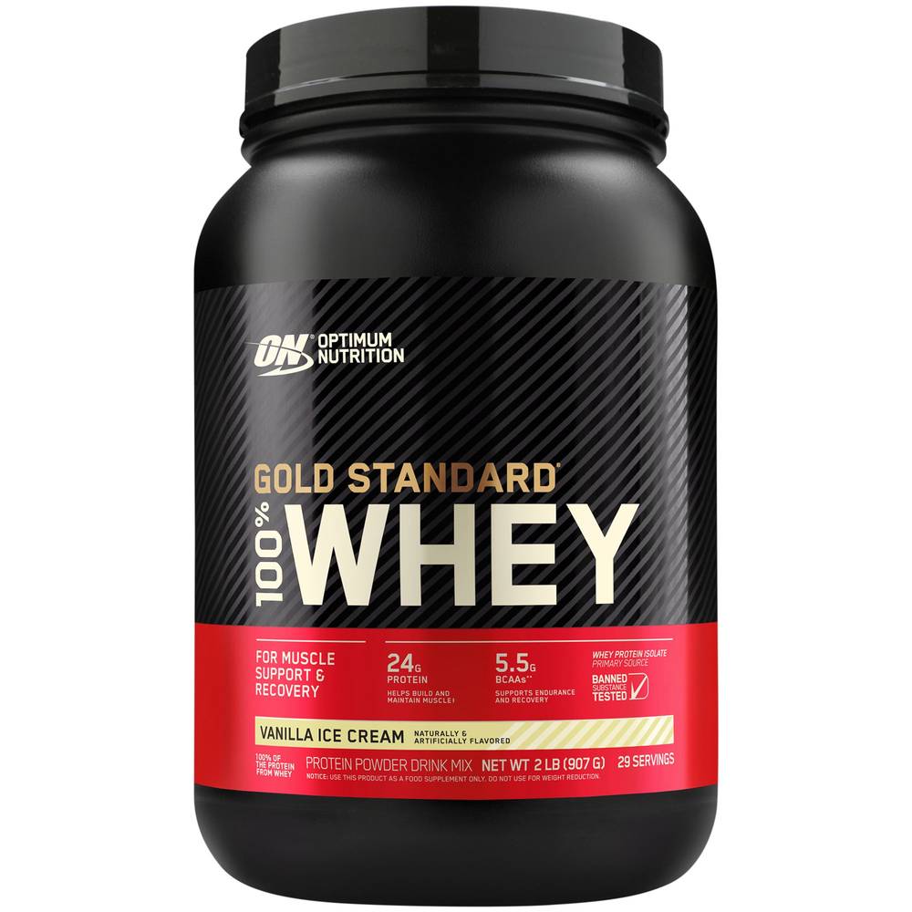 Optimum Nutrition Gold Standard 100% Whey (vanilla ice cream)