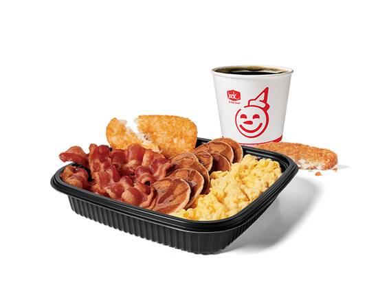 Jumbo Breakfast Platter w/ Bacon Combo