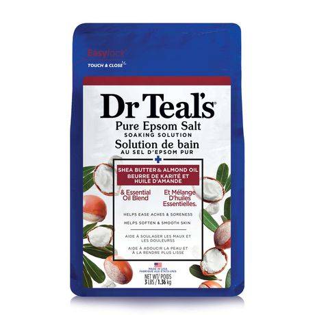 Dr Teal's Pure Epsom Salt Soaking Solution Shea Butter (1.36 kg)