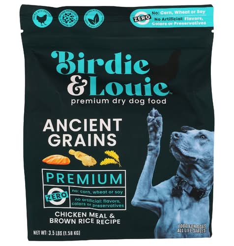 Birdie & Louie Chicken Meal & Brown Rice Ancient Grains Premium Dog Food