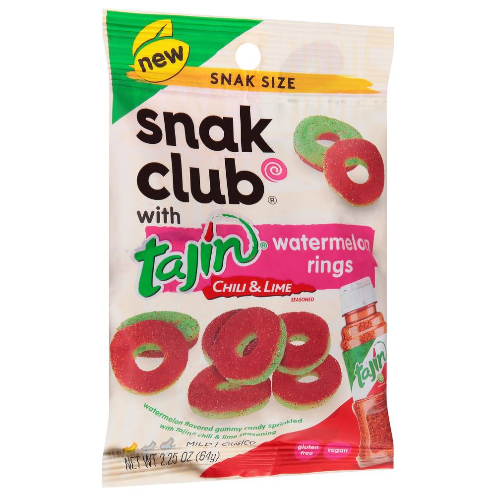 Snak Club Snak Size Mild Tajin Chili & Lime Seasoned Watermelon Rings