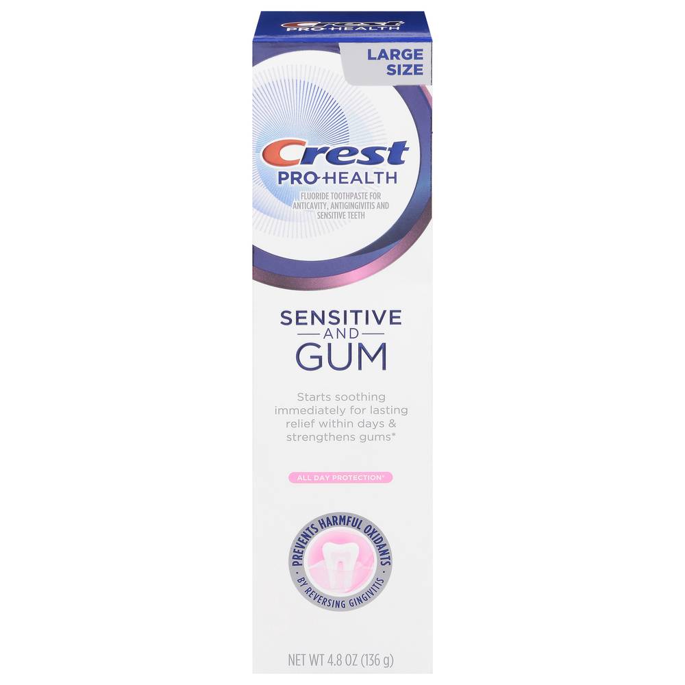 Crest Pro-Health Sensitive and Gum All Day Protection Toothpaste (large)