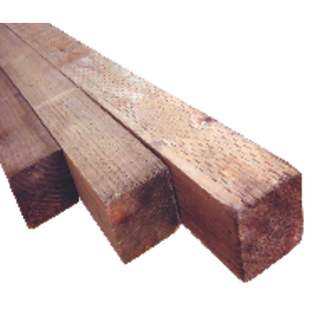 Alexandria Moulding 4 In. X 4 In. W X 8 Ft. L Pine Post #2/Btr Premium Grade
