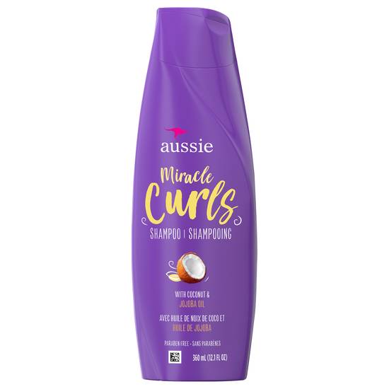 Aussie Miracle Curls Coconut & Jojoba Oil Shampoo