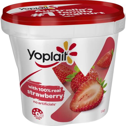 Yoplait Yoghurt, Strawberry (1kg)