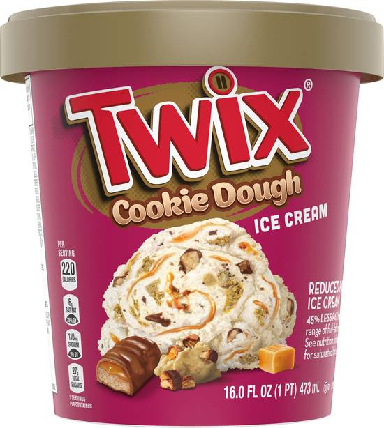 Twix Ice Cream Cookie Dough Pint
