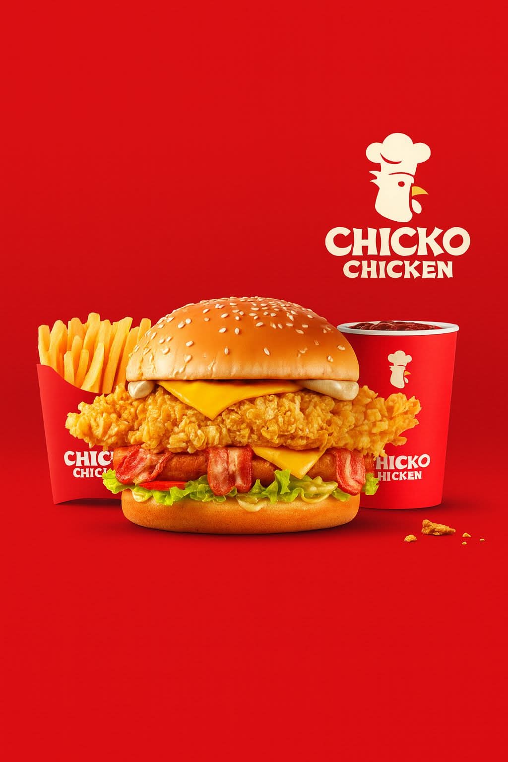 Menu Maxi Bacon Burger