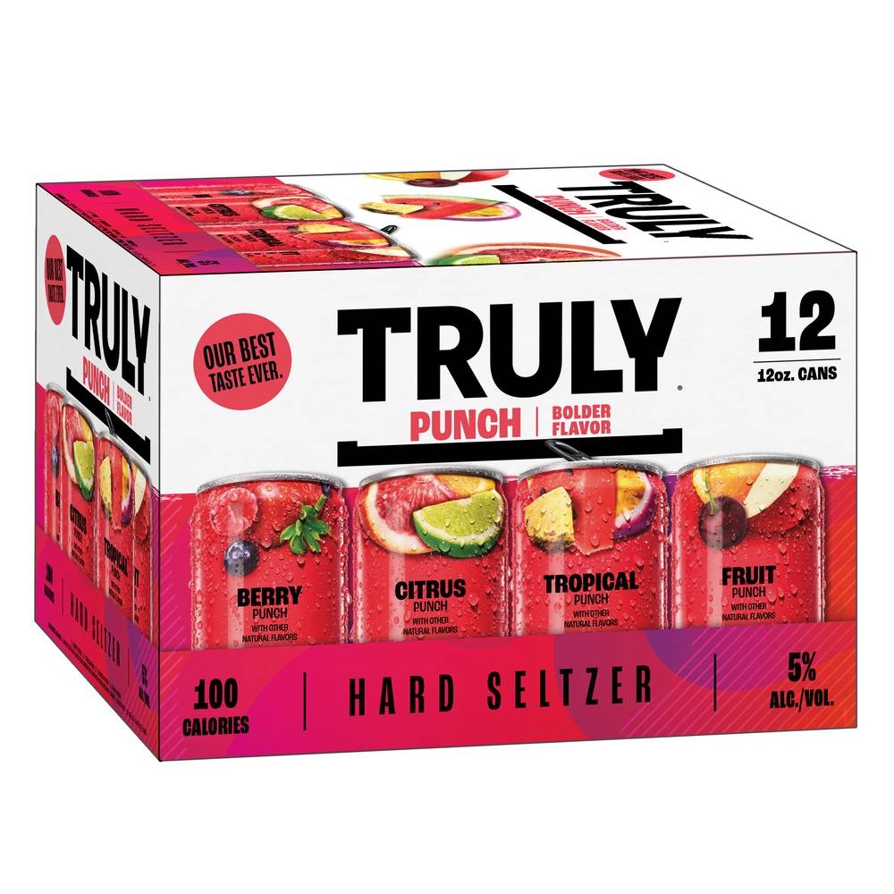 Truly Hard Seltzer, Punch Bolder (12 x 12 fl oz)