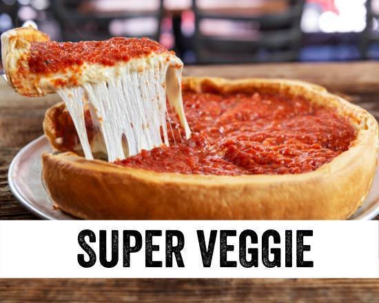 Super Veggie Deep Dish Pizza