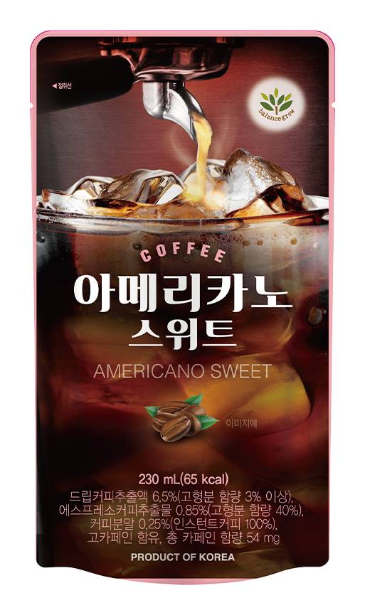 Balance Grow Americano Sweet, Coffee Drink Pouch (230ml)
