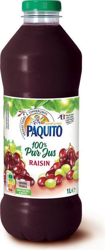 100% pur jus - jus de raisin - paquito