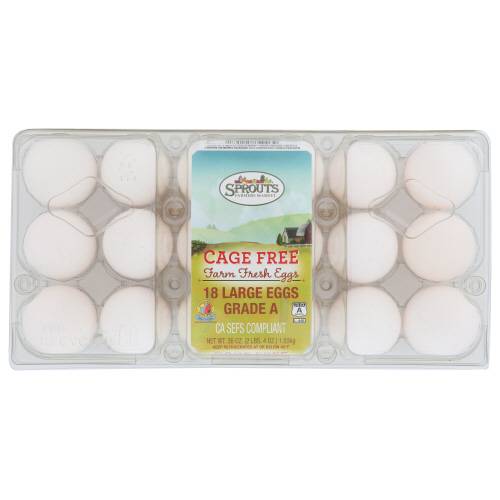 Sprouts Cage Free Large Grade A Eggs
