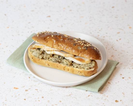 Chicken, Mango & Stuffing Filled Roll