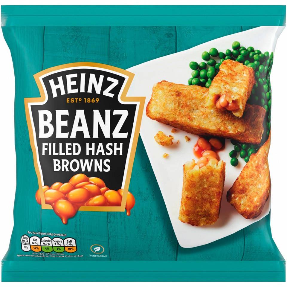 Heinz Beanz Filled Hash Browns 600g