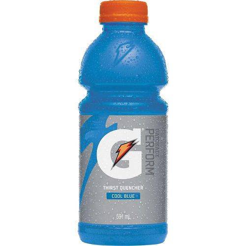 Gatorade framboise azurée - perform cool blue sports drink (591 ml)