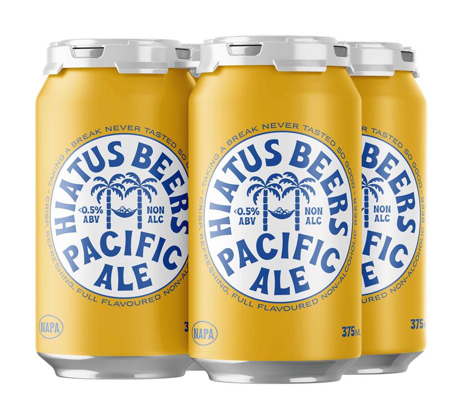 Hiatus Non Alcoholic Pacific Ale Cans 4x375ml