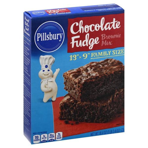 Pillsbury Brownie Mix, Chocolate Fudge, Family Size