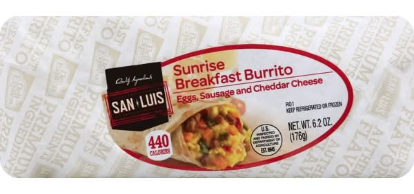 San Luis, Sunrise Breakfast Burrito